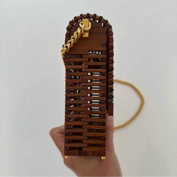 SOLD 🚫SAINT LAURENT Wood Kate Box Bag - Picture 11 of 17